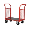 Double Open Side Wire Cage Cart