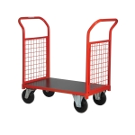 Double Open Side Wire Cage Cart