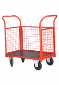 Open Side Wire Cage Cart