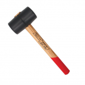 Rubber mallet, two flat surfaces